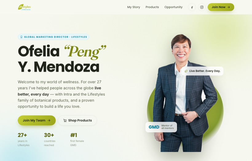 Distributor page