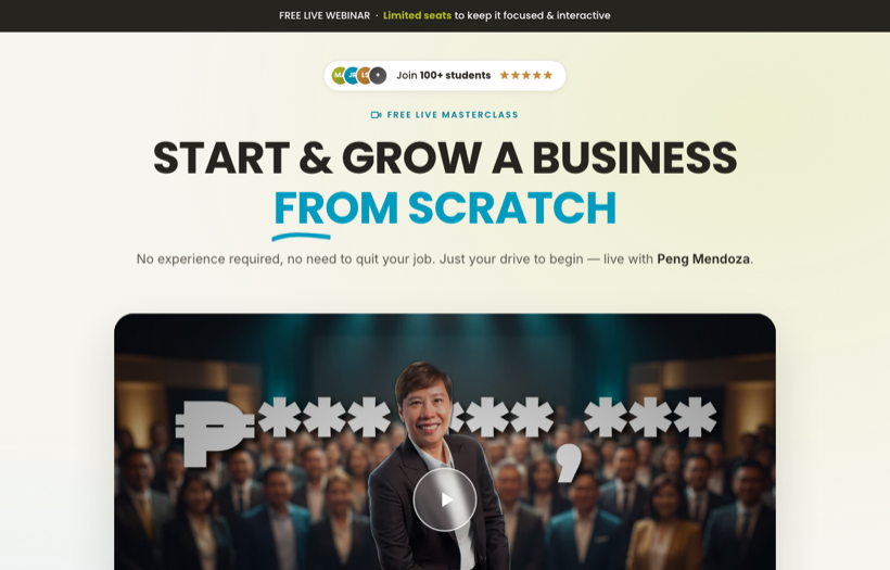 Webinar funnel